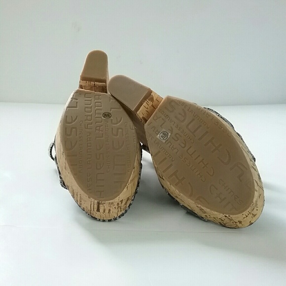 Chinese Laundry//Snake Print Wedges - Picture 5 of 8